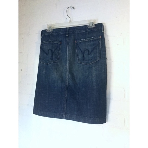 Citizens of Humanity denim skirt 4 - Picture 5 of 6